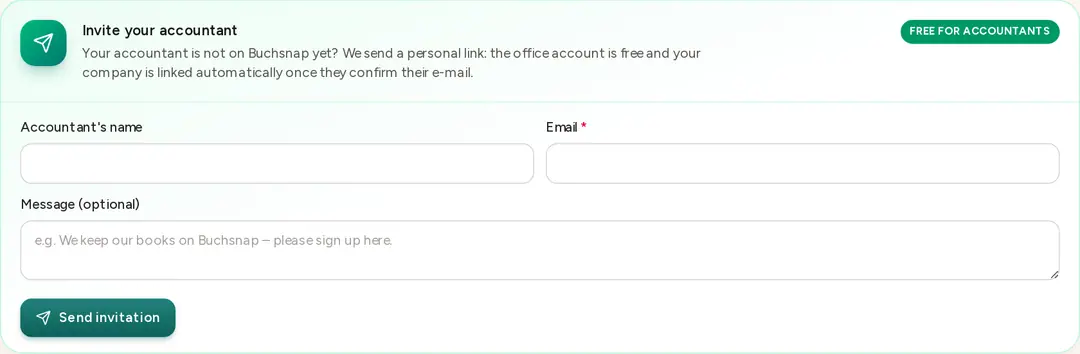 Invite your accountant for free